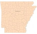 arkansas map