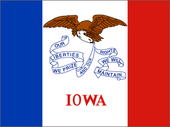 iowa flag
