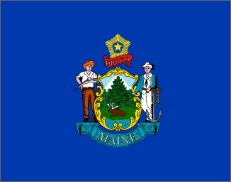 maine flag