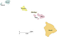 hawaii map