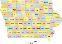 iowa map