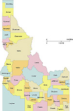 idaho map