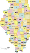 illinois map