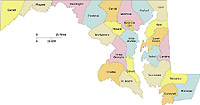 maryland map