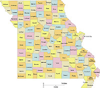 Missouri map