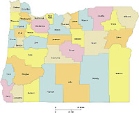 oregon map