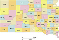south dakota map