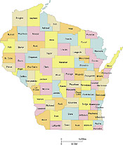 wisconsin map